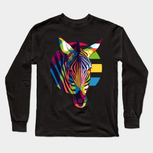 Wild Zebra Long Sleeve T-Shirt